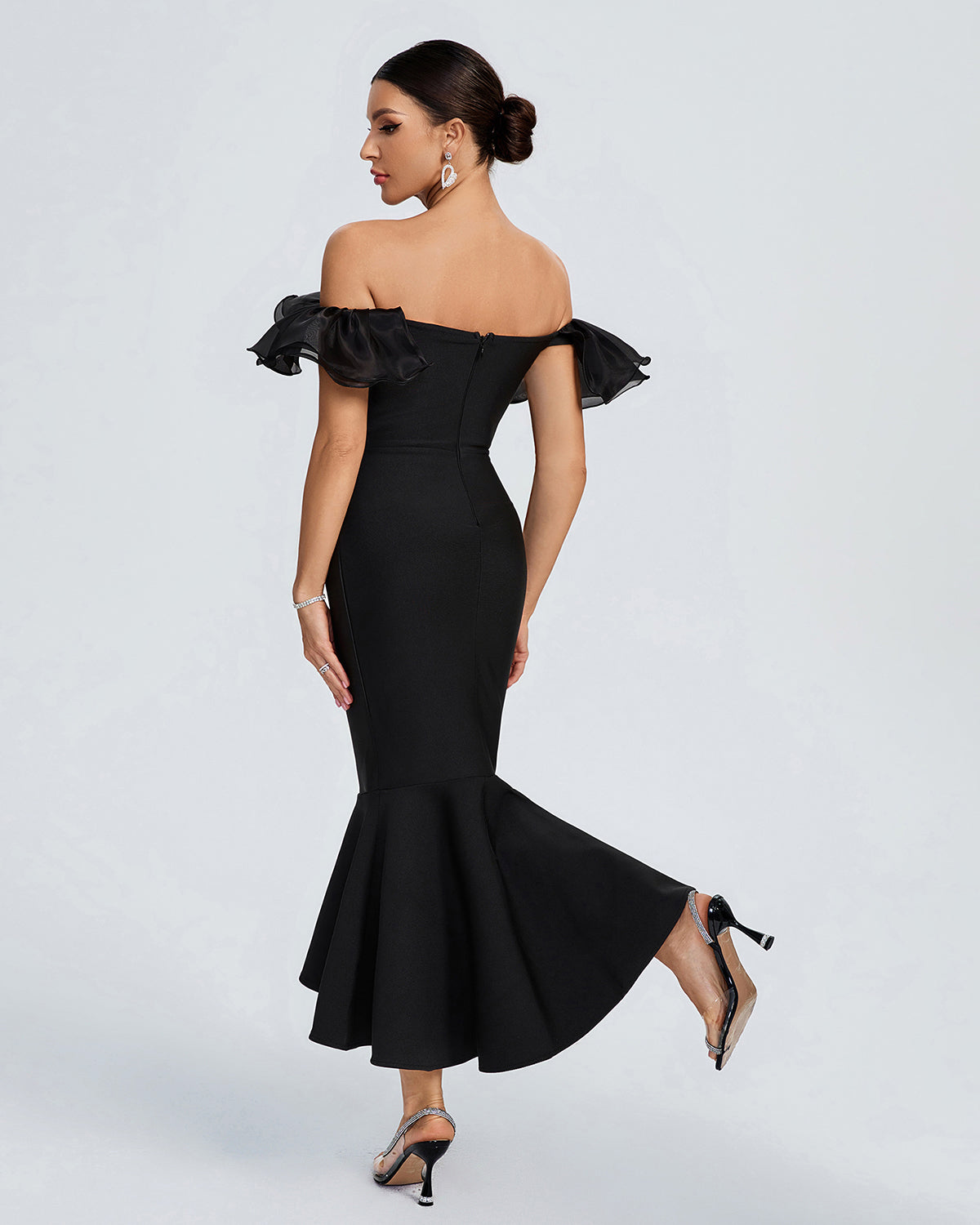 Back view of Alleigh dress – luxury bodycon style