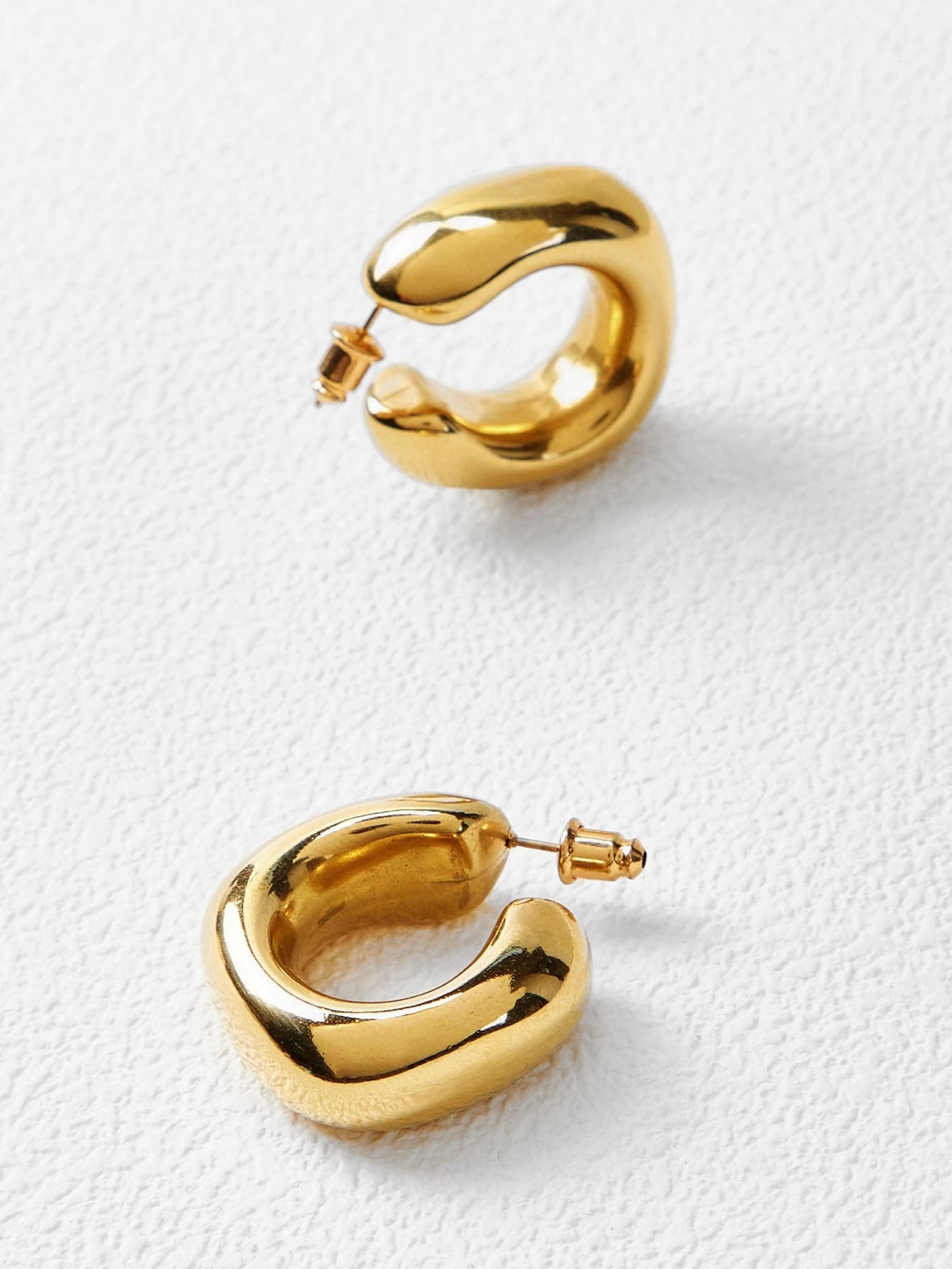 Stainless Steel Minimalist Hoop Earrings