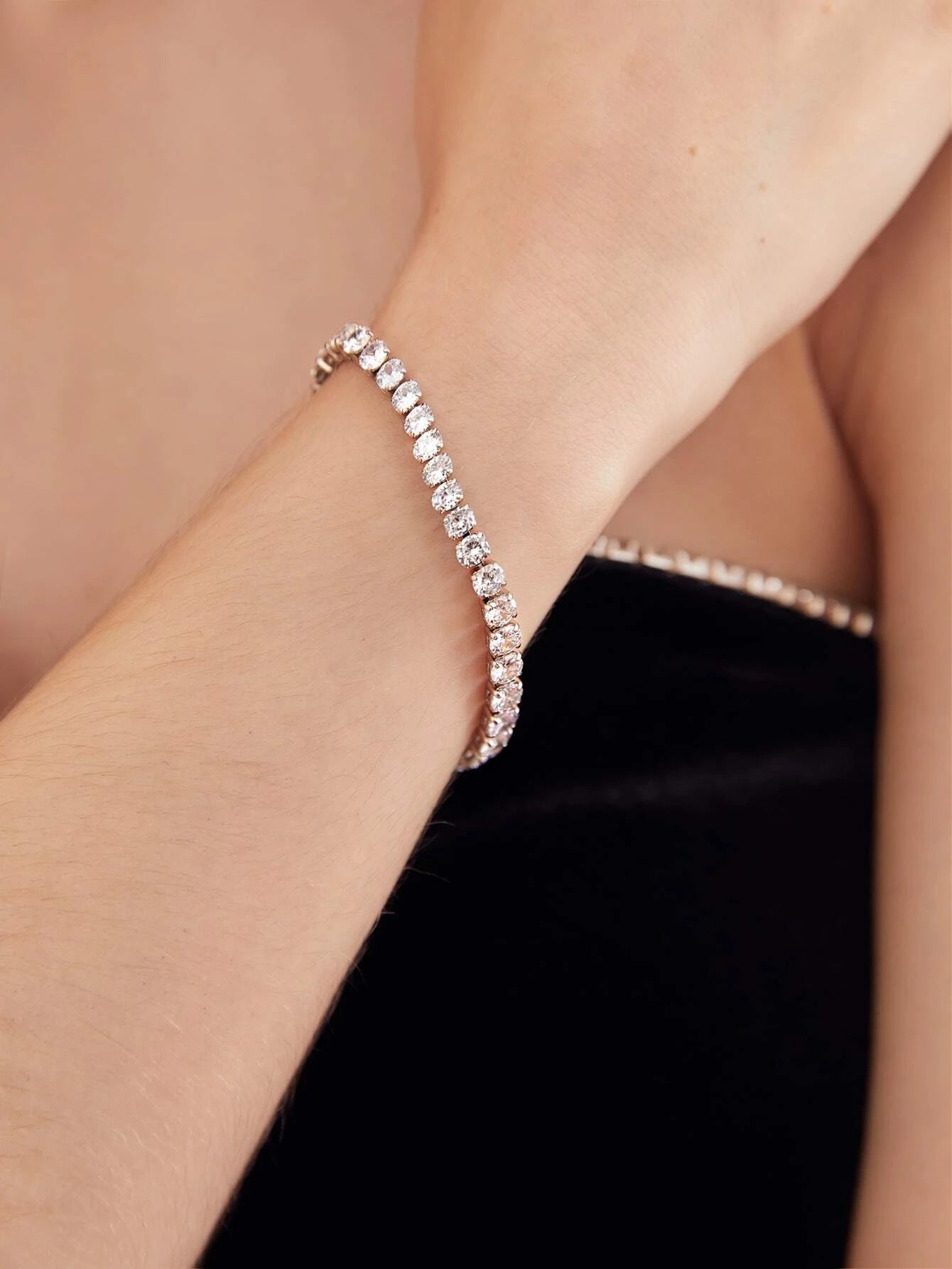 Tennis Bracelet – Silver Cubic Zirconia Statement Jewelry | Gillian & Co