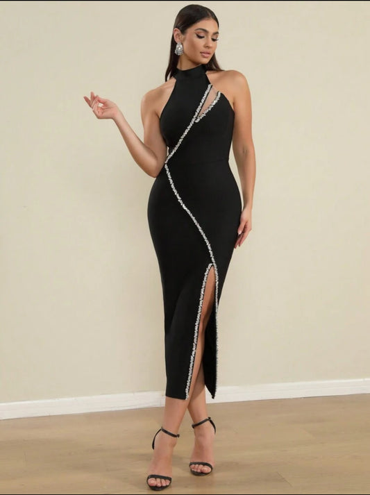 Thabi bandage dress front view – trendy South African style