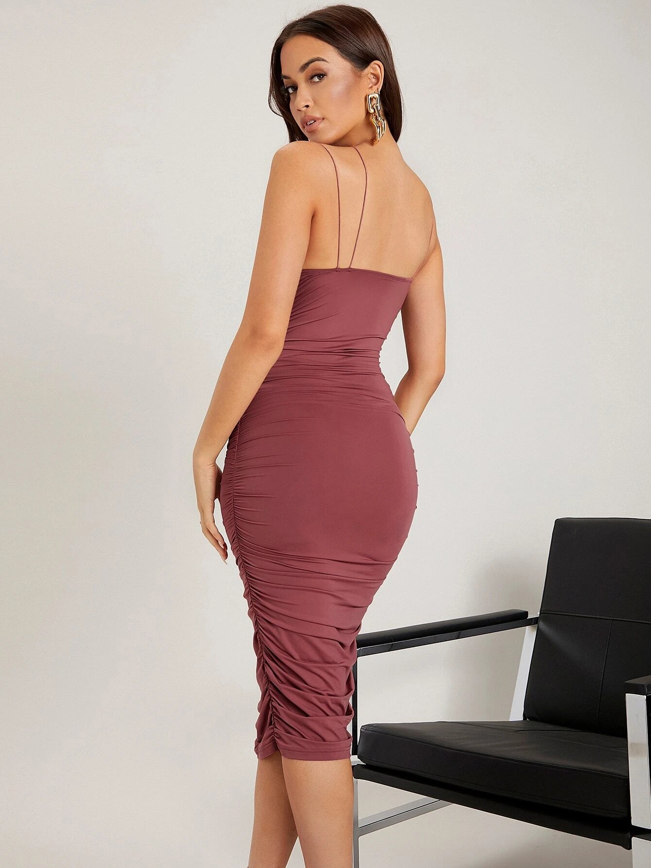 Lira Redwood Bodycon Dress