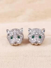 Silver Tiger Studs