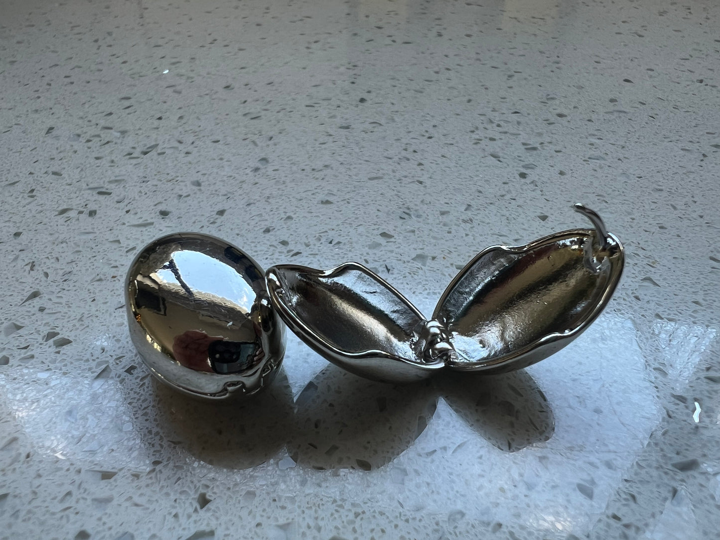 Aurelia Sculpted Dome Stainless Steel Earrings – Gold & Silver | Gillian & Co